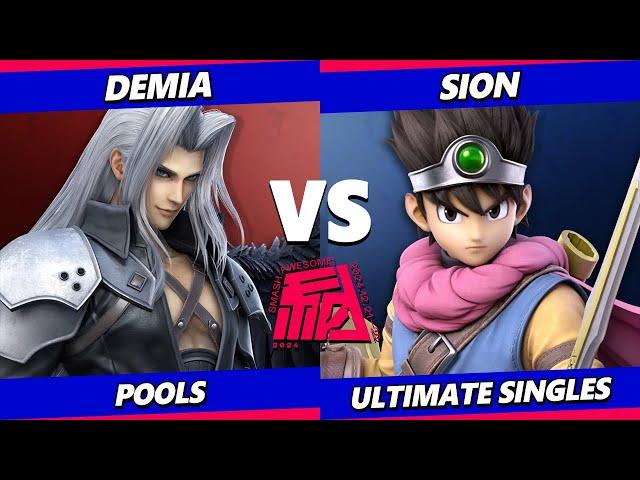 Smash Awesome - Demia (Sephiroth) Vs. Sion (Hero) Smash Ultimate - SSBU