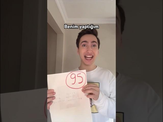 Benim yaptığım ve annemin gördüğü