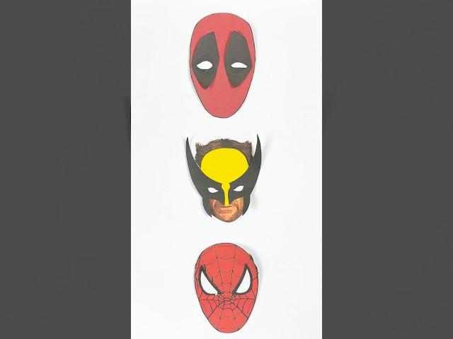 Deadpool X wolverine X spiderman paper diy #deadpool #spiderman #deadpool3