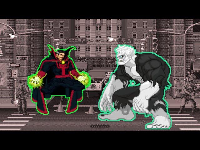 DOCTOR STRANGE VS SOLOMON GRUNDY | MARVEL VS DC MUGEN