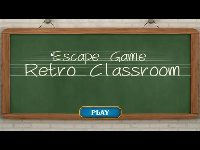 Escape Game Retro Classroom WalkThrough - FirstEscapeGames