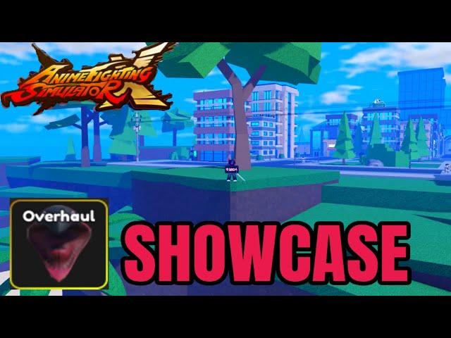 OVERHAUL SHOWCASE (Strongest Quirk) | Anime Fighting SImulator X