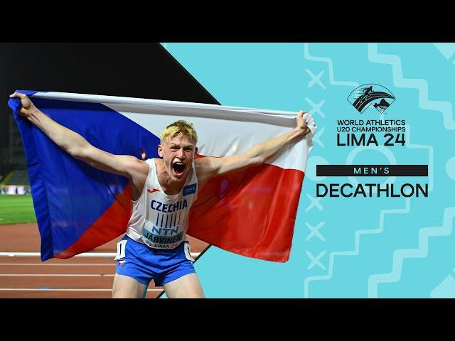 's Jarvinen smashes decathlon championship record | World Athletics U20 Championships Lima 24