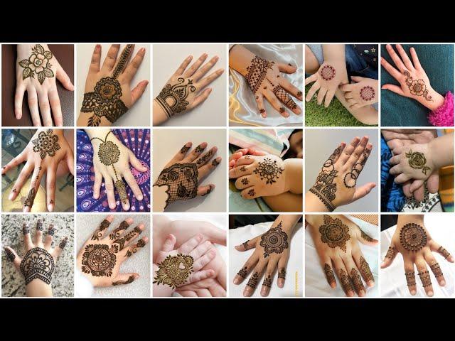 Simple Baby Mehndi Design/Kids Mehndi Design/Children Mehndi Design/Diwali Mehndi Design for kids