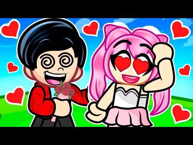 ME ENAMORÉ de MI FAN LOCA en Roblox | Karim Juega