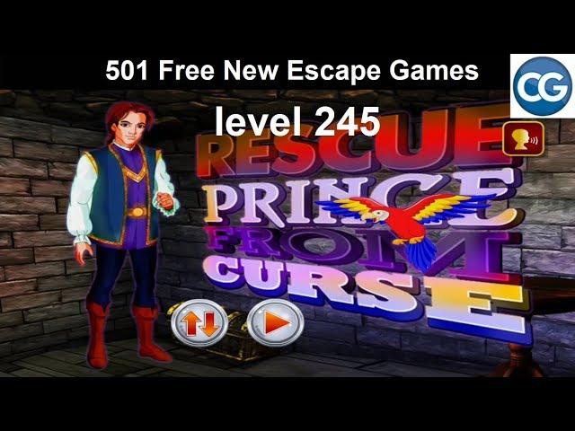 [Walkthrough] 501 Free New Escape Games level 245 - Recuse prince from curse - Complete Game