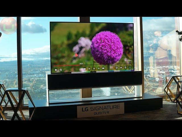 LG SIGNATURE OLED TV R - World's First Rollable TV Demo