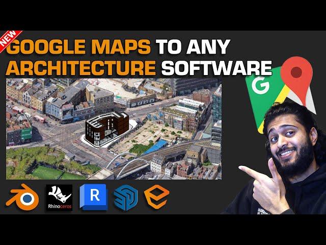 Get Google Maps 3D in Any Architectural Software (Tutorial - Updated method 2023)