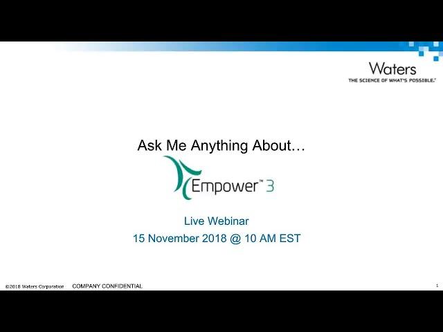 Empower Tips Webinar | Ask Me Anything About Empower Software