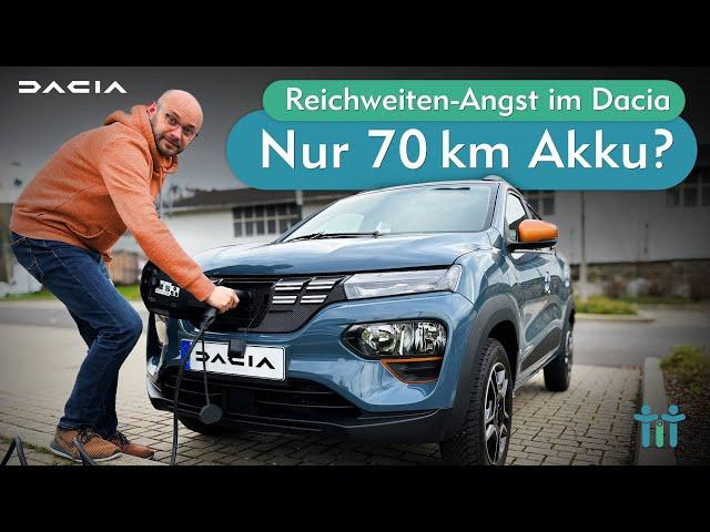 Reichweiten-Angst im Dacia Spring: Mit dem Elektro-Kleinwagen auf der Autobahn