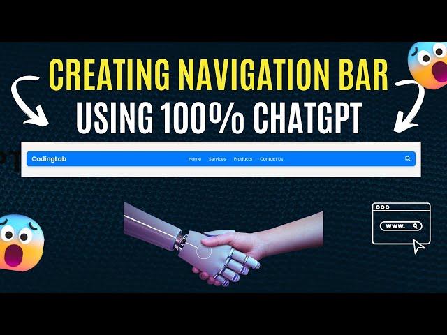 Create a Responsive Navigation Bar with ChatGPT (No Coding Required!) | AI Web Development Tutorial