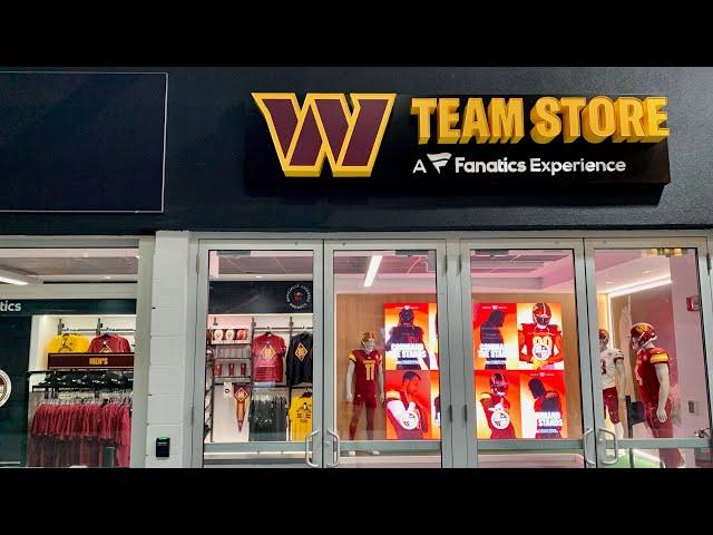 @commanders FedEx Field Team Store Tour VLOG