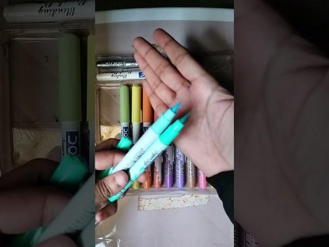 Dom's Pastel Brush Pen Unboxing #shorts #doms #pastelpen #jkr360 #unboxing