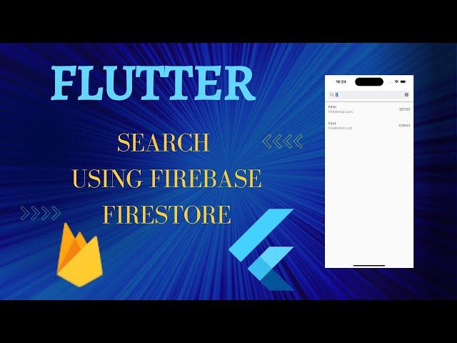 Flutter Searching With Firebase Firestore | ListView Search | Filter Data