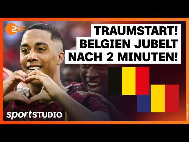 Belgien – Rumänien Highlights | UEFA EURO 2024 | sportstudio