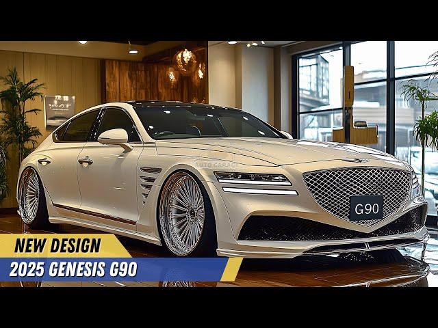 2025 Genesis G90 Unveiled - A Sedan That Challenges the S-Class and BMW 7-Series!