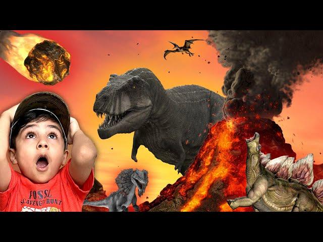 Dinosaur For KIDS | Educational Video For Kids about Extinction of Dinosaurs by Atrin and Soren