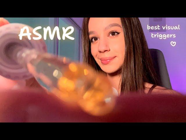 ASMR  The Most Tingling VISUAL TRIGGERS for Sweet Sleep ⭐️ (coconut rain, eye exam, mouth sounds)