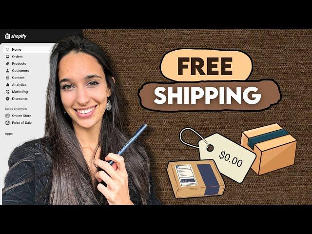 Shopify Tutorial - How To Offer Free Shipping The Right Way!