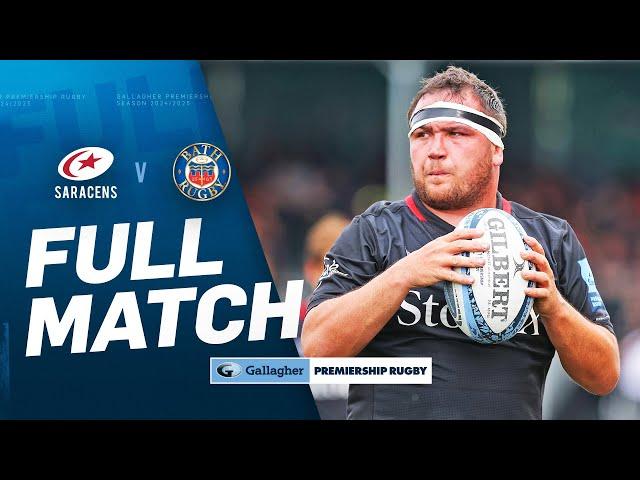 Saracens vs Bath - FULL MATCH | Play-Off Dreams At Stake! | Gallagher Premiership 24/25