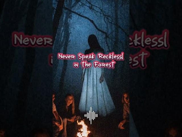 Never Speak Recklessly in the Forest: Terrifying True Story  #horrorstories #TrueScaryStory