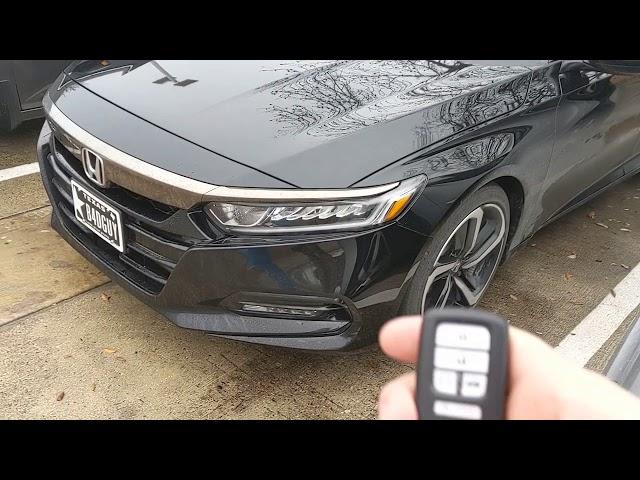 How to get free remote start on a 2018 Honda Accord LX or Sport.