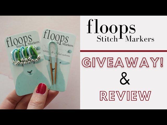 Floops Stitch Markers Review | Giveaway CLOSED | Knitting House Square