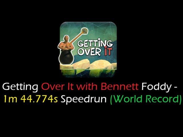 Getting Over It with Bennett Foddy - Speedrun (World Record) From Lumonen - Er' Gaming Zone