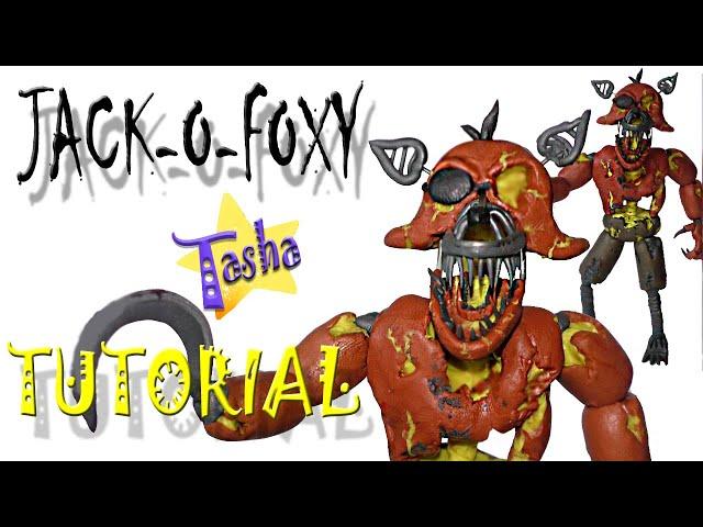 Джек-О-Фокси ФНАФ из пластилина Туториал Jack-O-Foxy FNAF VR Help Wanted from Plasticine Tutorial