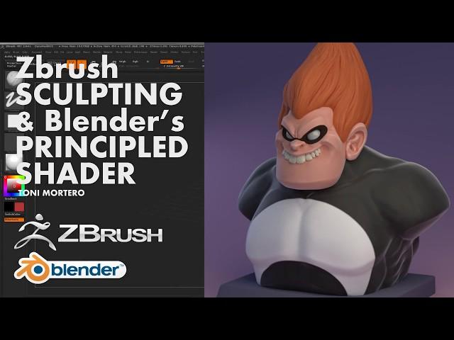 Zbrush Sculpting & Blender's Principled Shader