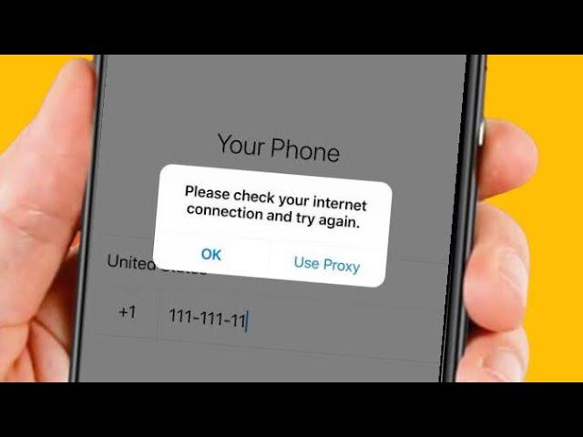 Please Check Your internet Connection and Try Again Telegram iPhone | iOS | iPad