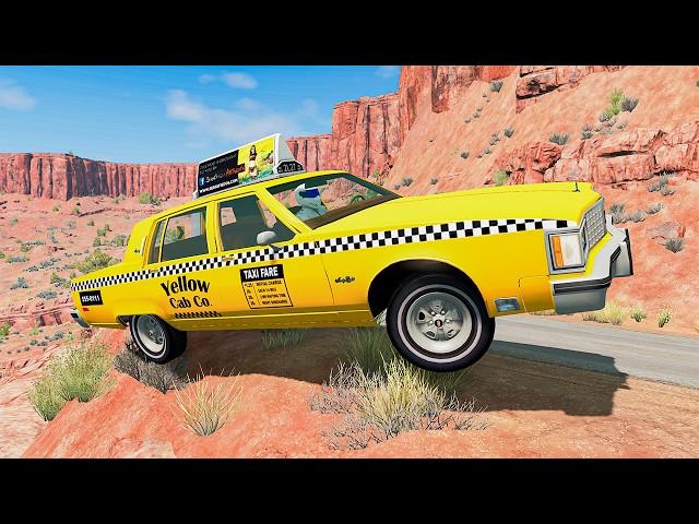 Cliff Drops #5 - BeamNG DRIVE | Marathon