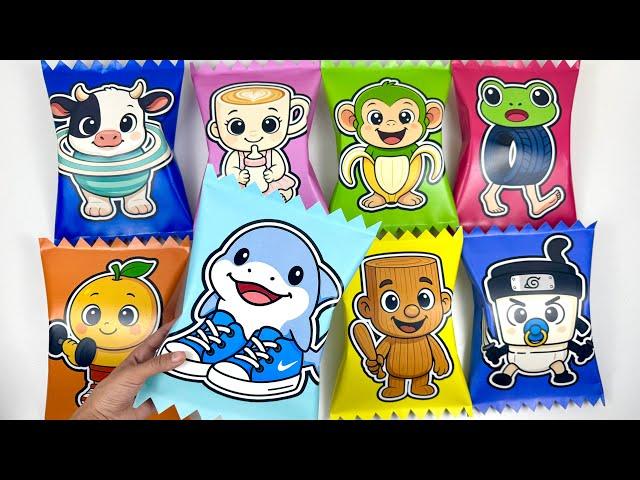 ️Paper DIY Baby Brainrot Candy Blind Bag Surprise Unboxing