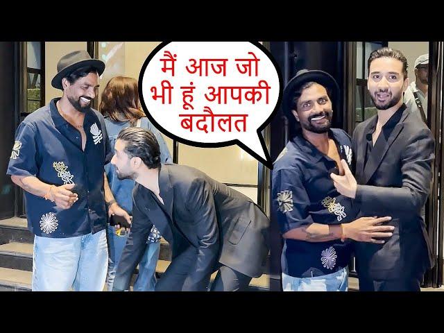 Raghav Juyal Runs To Touch Feet Of Remo D'Souza at Yudhra Screening