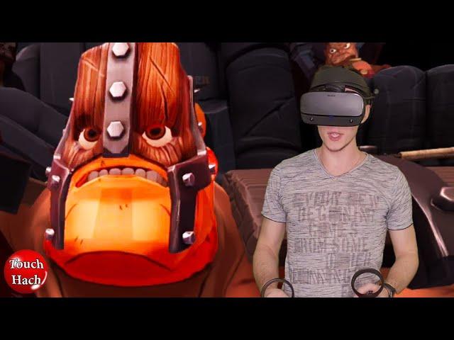 БИТВА С КОМАНДИРОМ ТИТАНОВ! - Прохождение Gorn VR игровая нарезка № 5