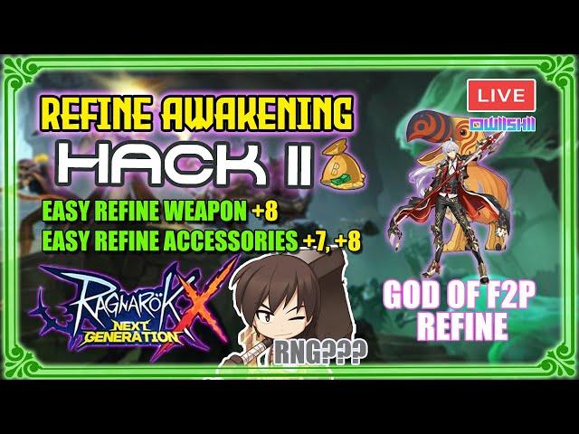 [ROX] REFINE AWAKENING HACK TIER II LEGIT EASY METHOD +7 AND +8   [Tagalog] | OWIISHII ⬆️️