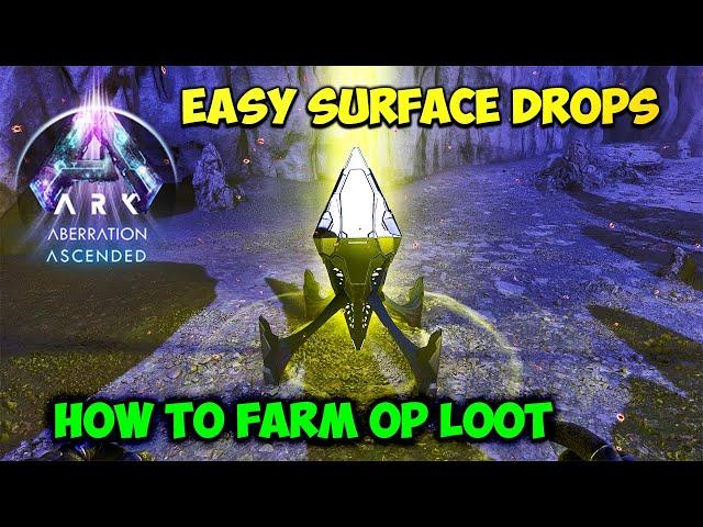 Aberration OP LOOT | How To Farm Surface Drops EASY in ARK Ascended