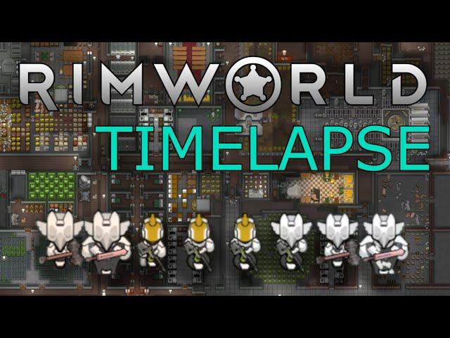 Rimworld Timelapse: 14 year Transhumanist Megabase