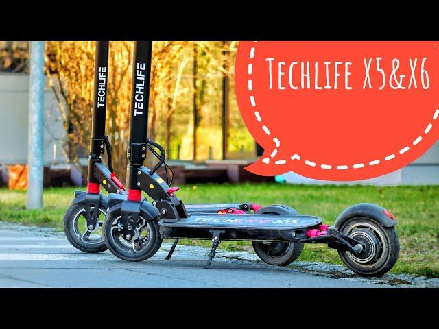 TECHLIFE X5 & X6 eScooter Comparison - Wrong Way! Review