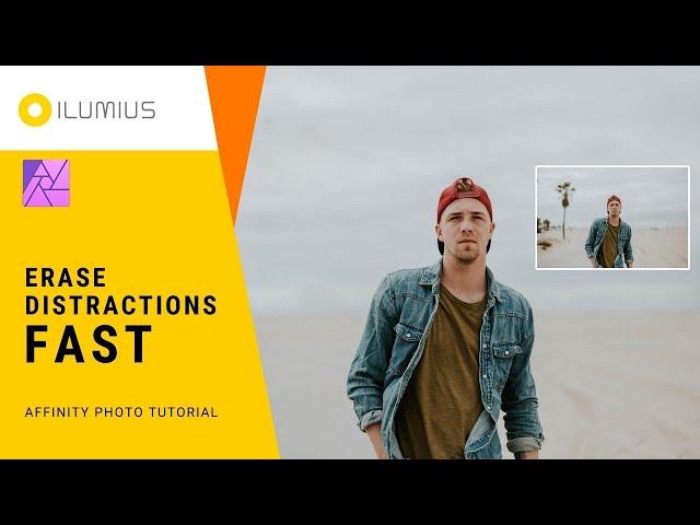 Retouch and Remove FAST any distraction with Affinity Photo