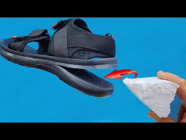 A clever shoemaker shares this secret! How to easily restore broken sandals