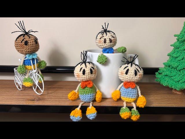 Easy Crochet Boy Amigurumi Using Only Single Crochet Stitches FREE Step-by-Step Guide