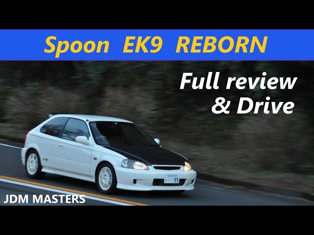 Return of a JDM legend. World's finest Honda Civic Type R EK9, Spoon tuned in Japan. JDM Masters