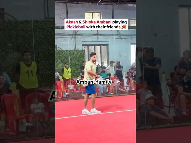 Akash & Shloka Ambani Serve Up Fun Playing Pickleball With Friends! 