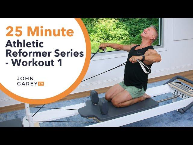 25 Minute Athletic Reformer Workout | Pilates with John Garey