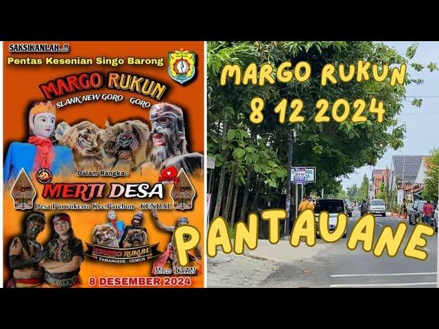 Pantauane Margo Rukun 8 12 2024 Purin Purwokerto Patebon Kendal