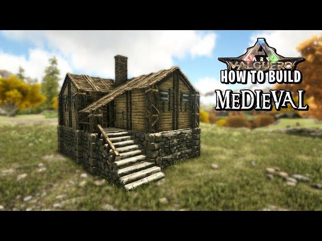 ARK: Small Medieval House - How To Build | Building Tutorial