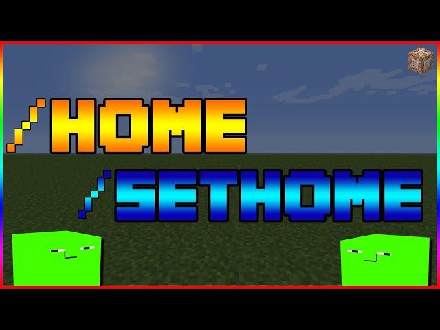 How To /Home & /Sethome  FOR SERVERS! | Bedrock Command Tutorial