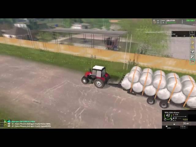 Farming Simulator 15_Varvarovka_Hard_Work-Продажа тюков