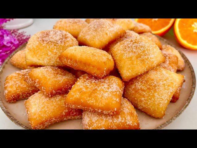 Do you have an orange  flour and sugar? prepare this delicious recipe!